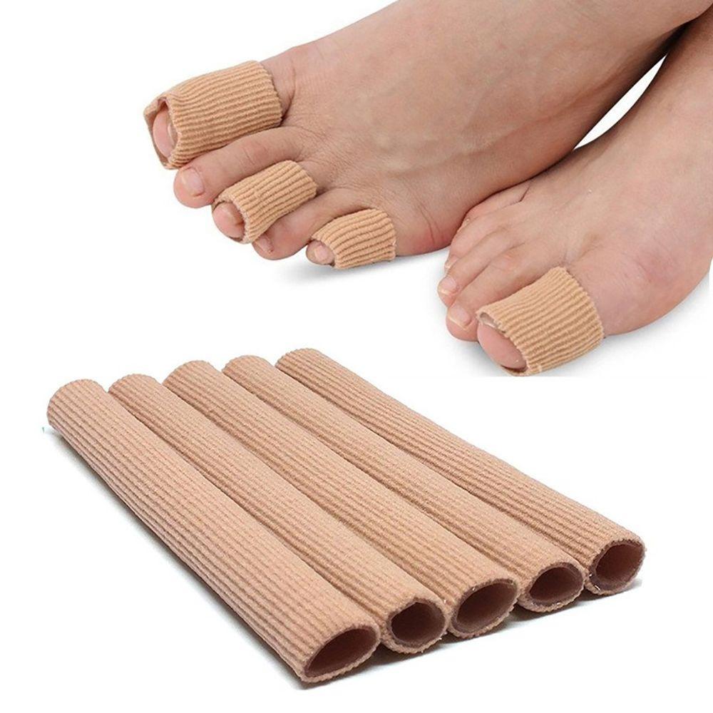 1/3/5PCS Fabric Toe Separator Finger Protector Applicator Corn Callus Remover Corrector Pedicure Tools Pain Relief Tube Foot Care