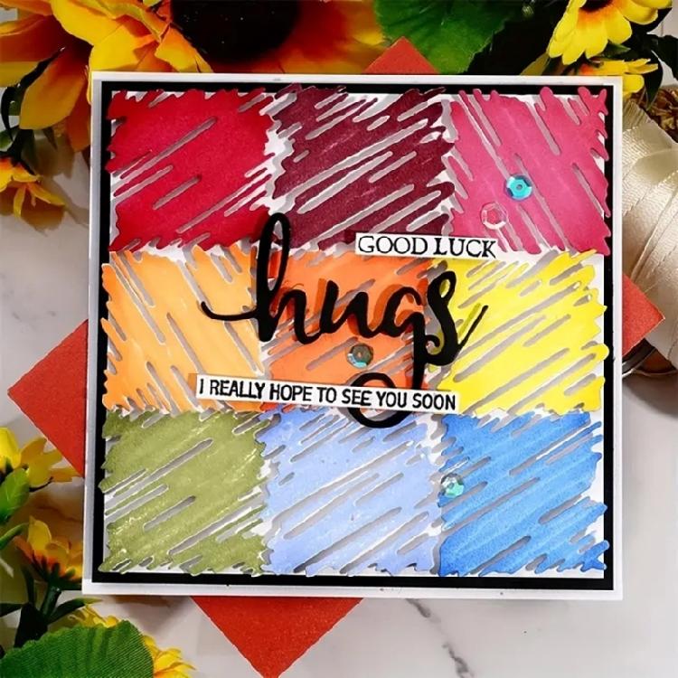 Watercolor Cutting Dies for Photo Scrapbooking Card Making Decorations Embossing Stencils Carbon Steel Die Cuts