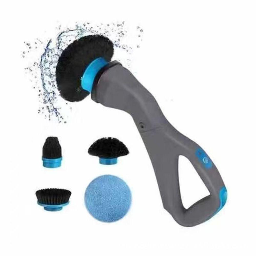 Convenient Electric Cleaning Brush Portable Turbo Scrub Cleaning Brush  Household