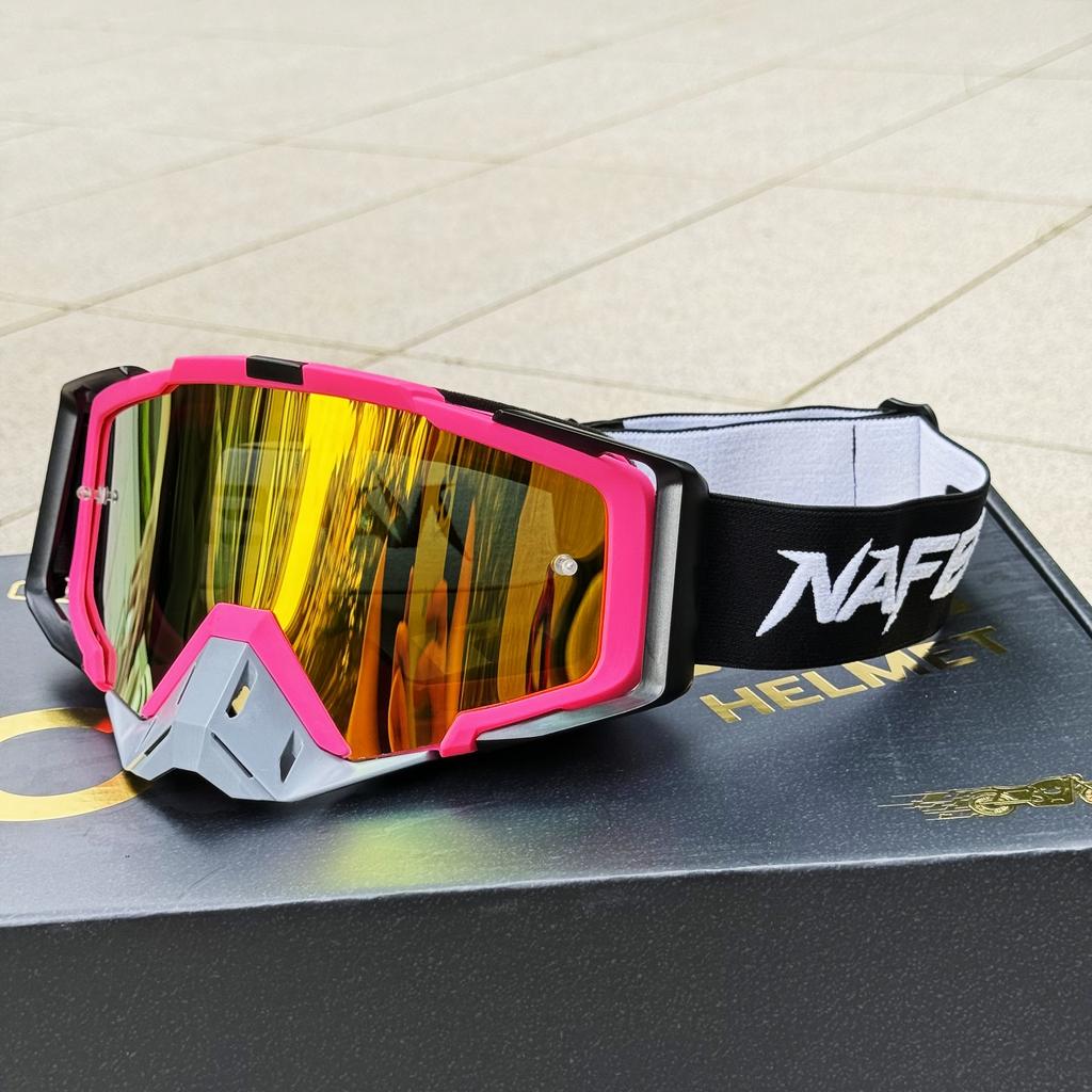 NAFEIB ATV Dirt Bike Goggles Motorcycle Glasses Off-Road MX Anti-UV Windproof Eyewear Helmet Mask Gafas for Motocross Racing