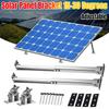 Adjustable Solar Panel Tilt Mount Brackets for 100W-600W Solar Panels 15-30 Degrees RV Roof Flat Surface Aluminum Mounting Set