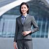 Women's Professional Double-Breasted Long Sleeve Suit Set