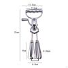 Hand Crank Egg Beater Kitchen Tool Ergonomic Handle, Professional Practical, Durability Easy to Use,