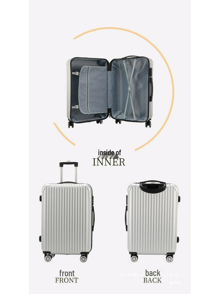 Sturdy and Durable Three-Piece Luggage Set with Anti-Collision Corners: 20, 24, 28 Inch Sizes