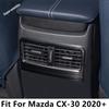 Rear Armrest Box Air Conditioning AC Vent Outlet Frame Decoration Sequ Cover Trim Fit For Mazda CX-30 - 2025 Accessories
