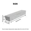 Boîtier en Aluminium 1032L pour Pédale Stomp Box - Boîtier pour Pédale de Guitare DIY Moulé sous Pression 254x71x52.5mm Avec Pieds en Caoutchouc Interrupteur à Bascule (Blan inachevé