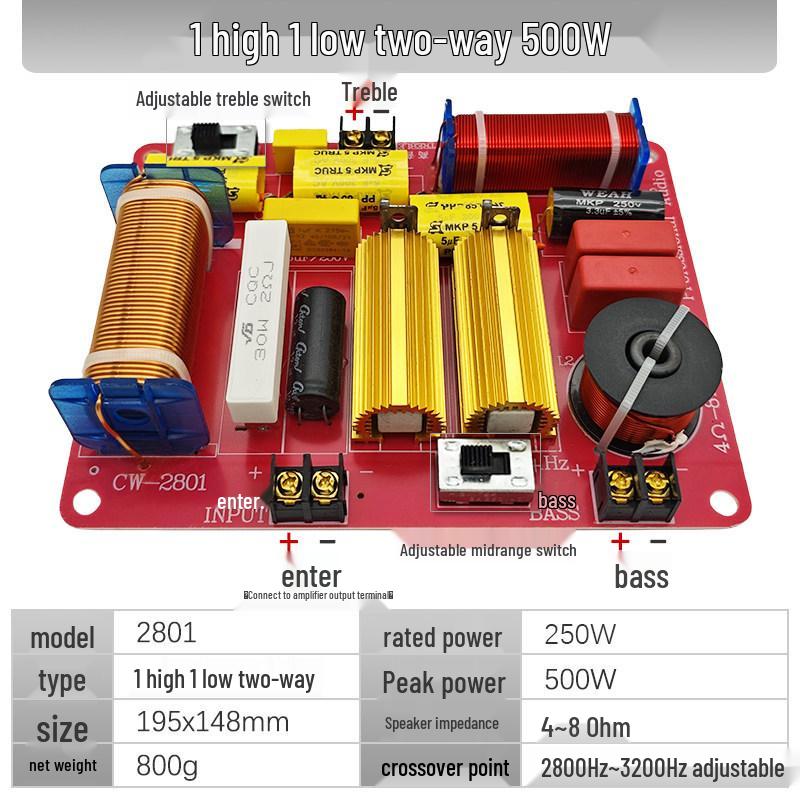 DIY High-Power, No-Weld Speaker Crossover: 2-Way to 5-Way HIFI
