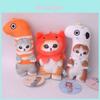 Adorável Polvo Enguia Cobra Marinha Gato Pingente de Pelúcia Brinquedo de Pelúcia Curta Macia