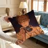 The SSummer HHikaru Died Pillow Case Plush Fabric Soft Pillowcase Double Sided Print Sofa Cushion Cover Throw