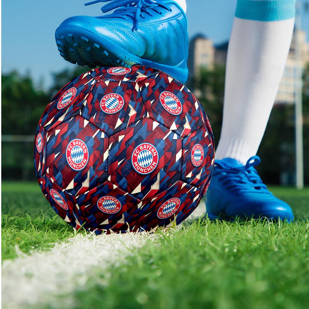 Bayern Munich Theme Soccer Ball Size 5 Soccer Ball Soft Touch Professional Training Football for Outdoor Sports