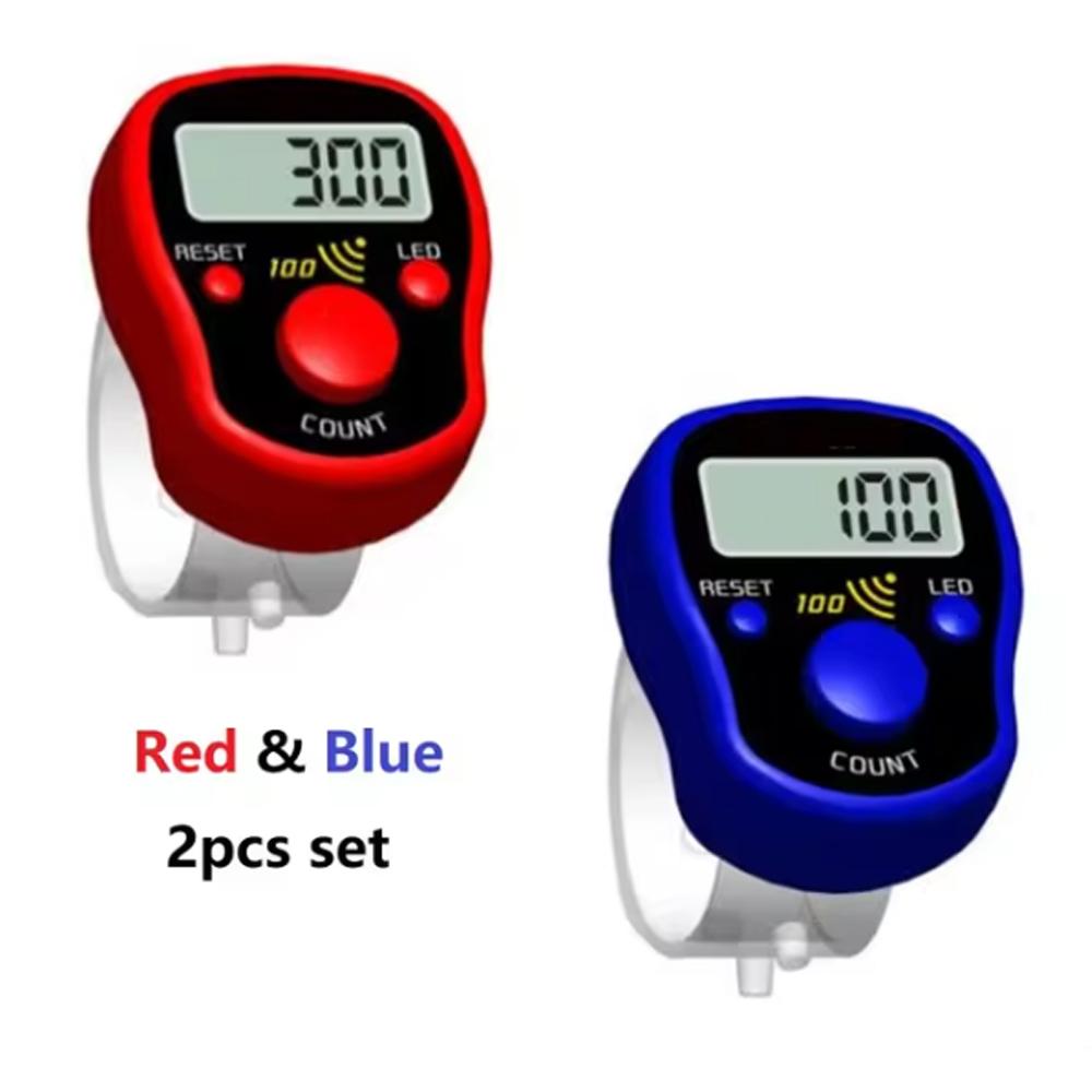 

Набор из 2 мини-маркеров петель и счетчиков рядов с ЖК-дисплеем и электронным цифровым счетчиком от BeBosLook