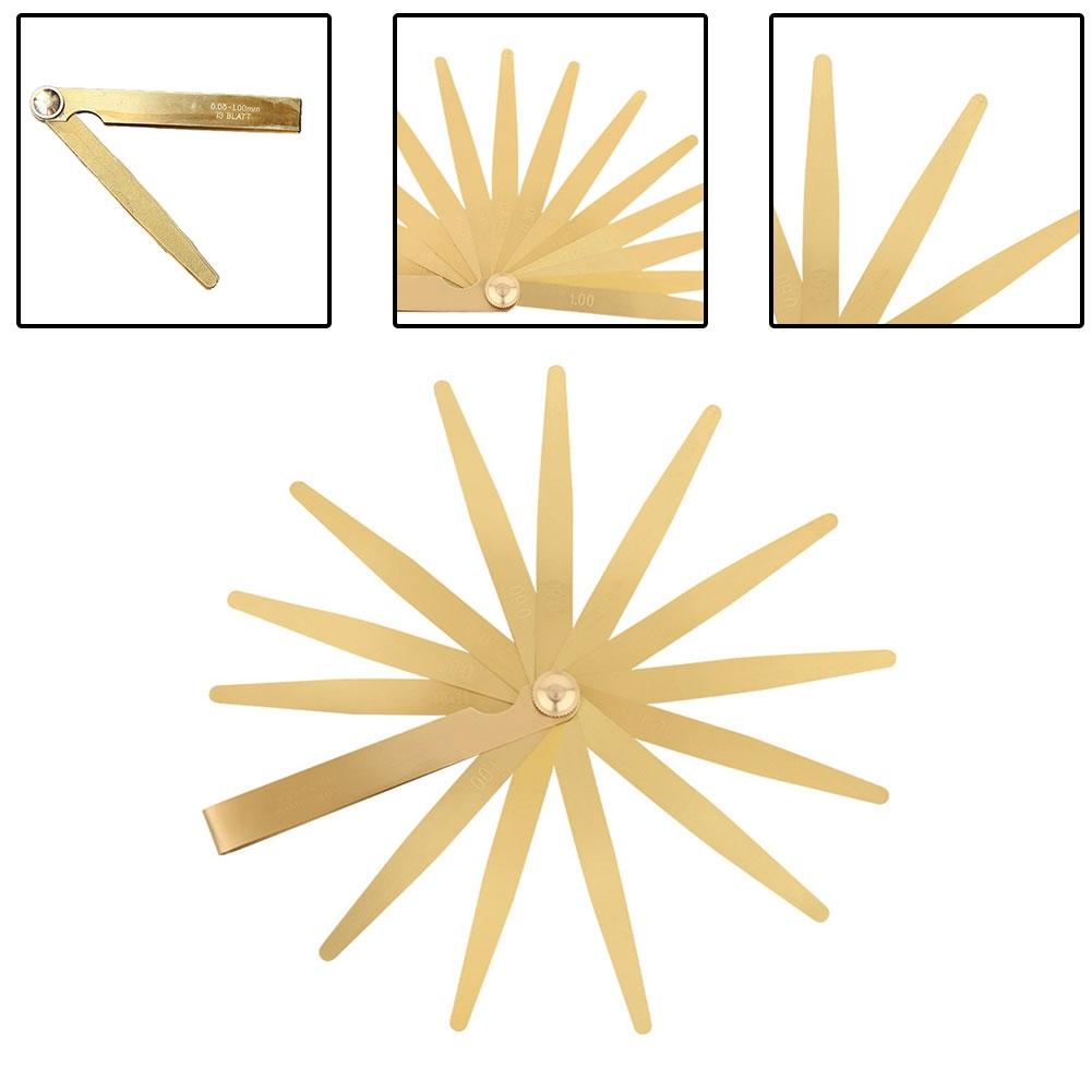 Brass Feeler Gage Engineers Feeler Gauge High Precision Measure Tool Metric