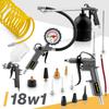 18-Piece Pneumatic Tool Set for Humberbg Hm-256 Compressor