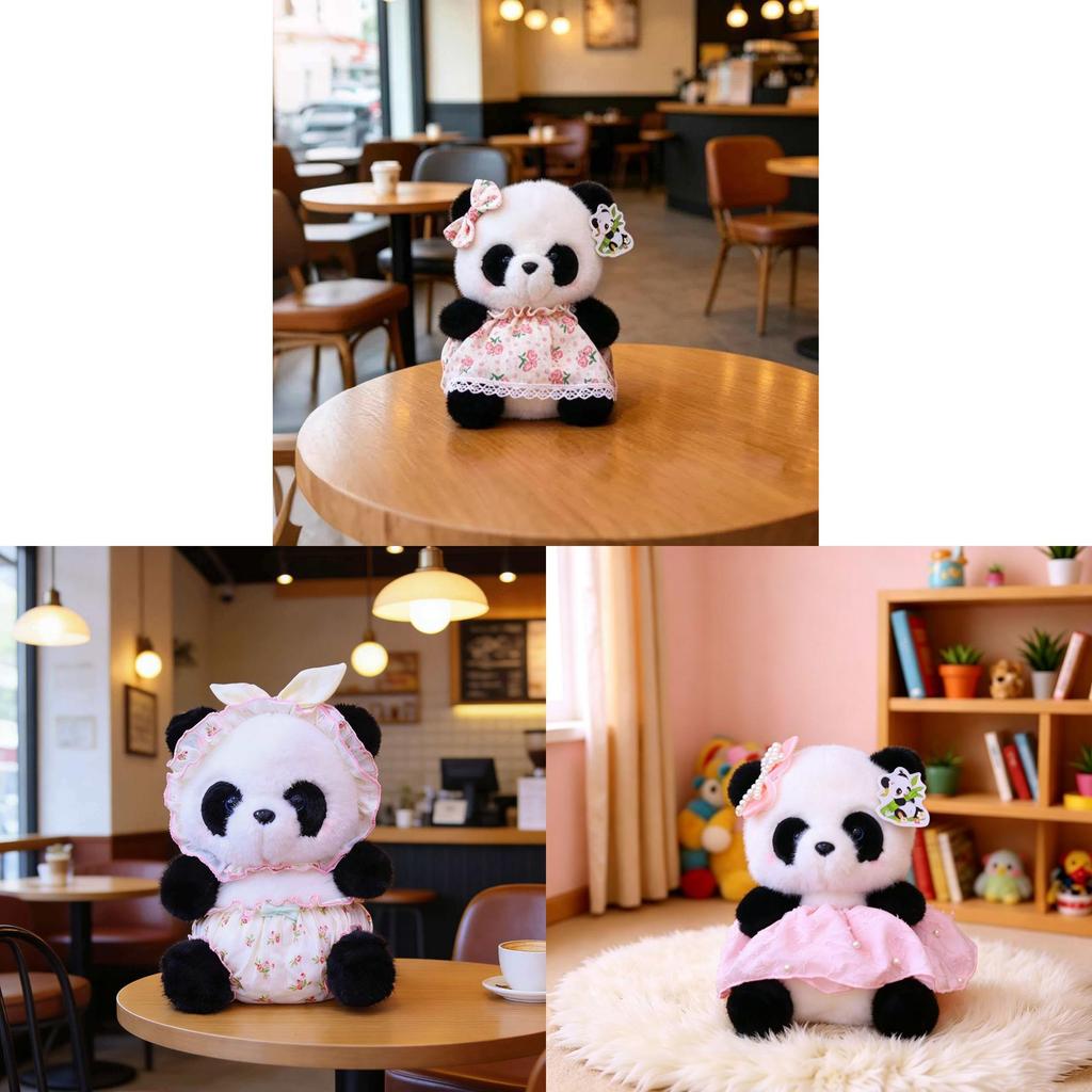 Panda Plush Toy Collectors Edition Soft Stuffed Animal Gift For Kids And Adults