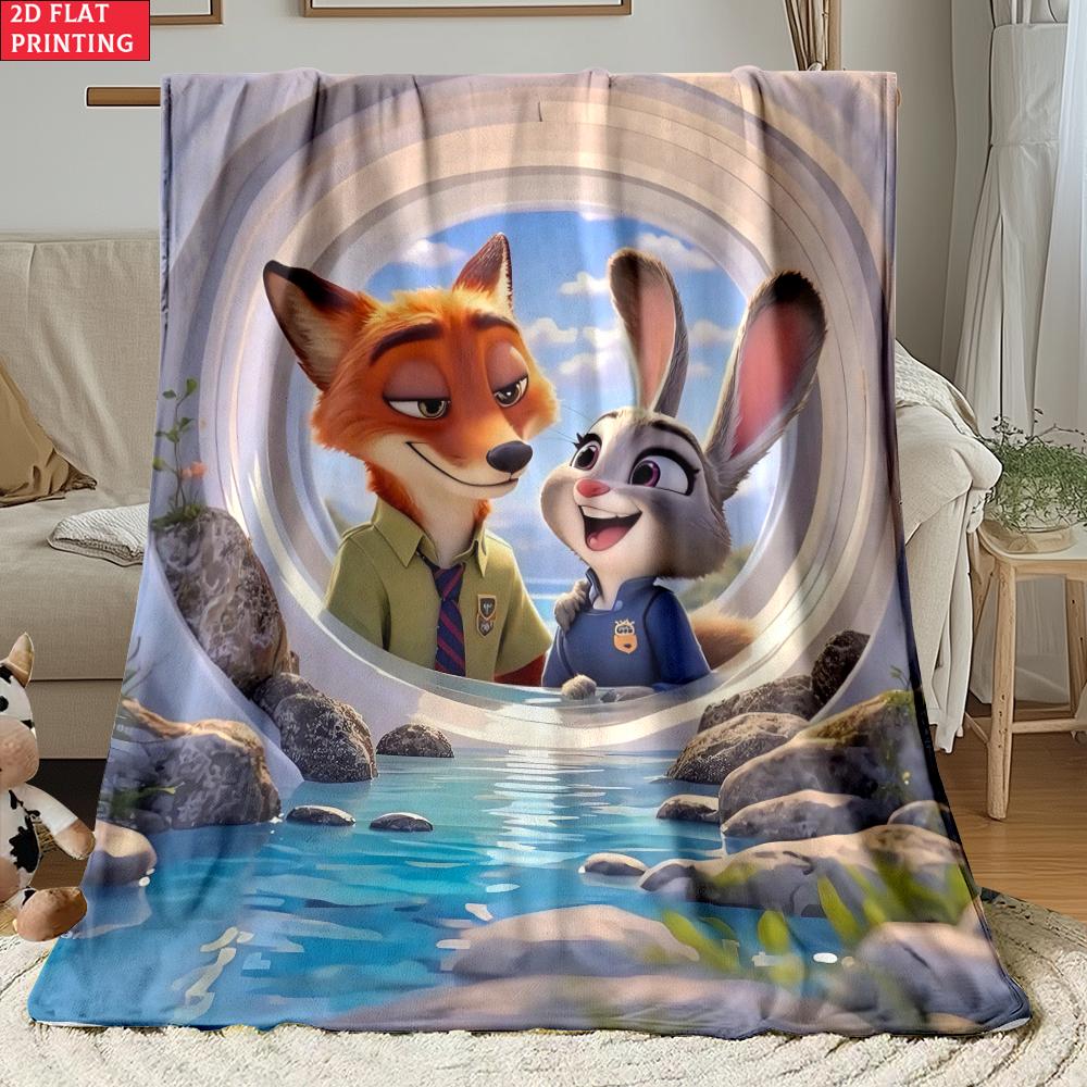 Judy & Nick Thin Flannel Blanket for Bedrooms,Living Rooms,Sofas Blankets,Lunch Breaks,Picnics,blankets Fluffy Blanket
