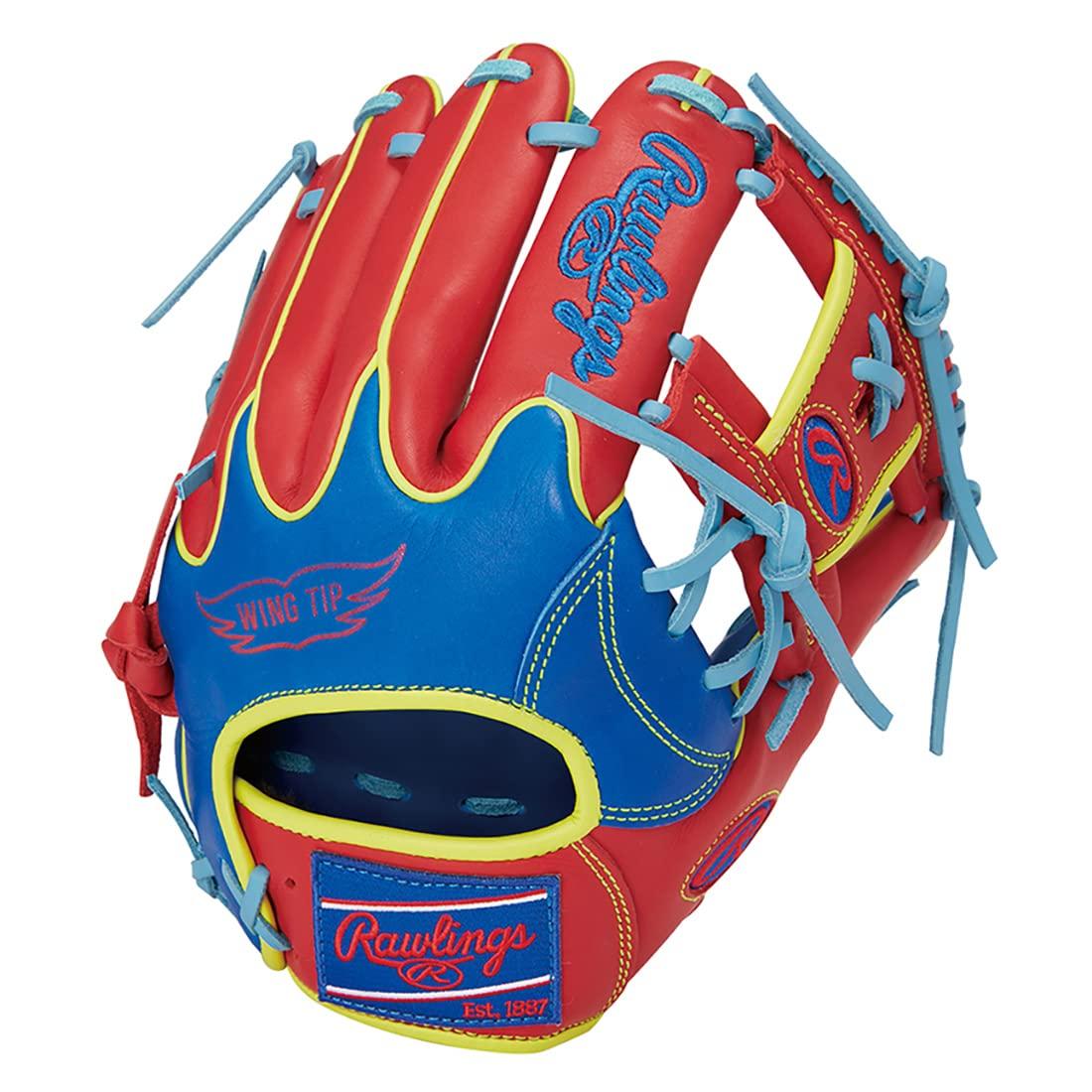 

Rawlings Baseball Glove Soft HOH MLB COLOR SYNC Size GR3HMN52W Royal For Throwers [For Infielders] 11.25 Blue/Scarlet Right-handed