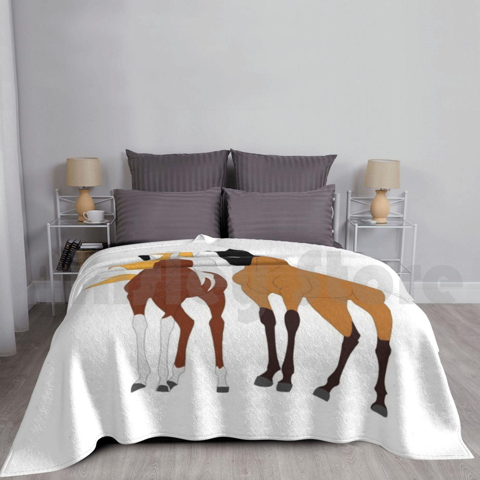 Blanket Spirit Hat Spirit The Stallion Of The Plains Stallion Of The Cimarron Where Is Size: 75*100cm, Weight: 230 GSM