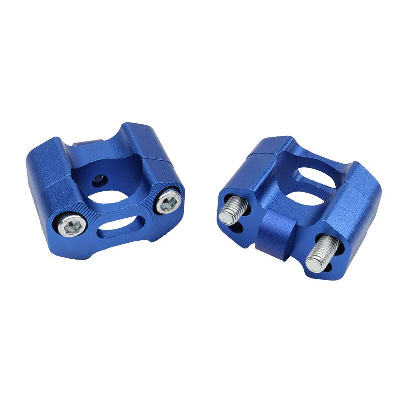 Motorcycle Handlebar Heightening Clamp Adapter CNC 22mm 28mm Riser For 7/8" 1-1/8 Pit Dirt Motorbike Bar Clamps Universal