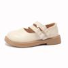 Spring and Autumn New All-match Girls Soft-soled Non-slip Performance Comfortable Leather Shoes