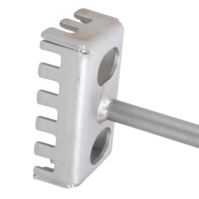 Square Shank Slot Punch Tool Hole Cutter for 86 Type Electrical Box Drill Bit for Electricians and DIY Installations