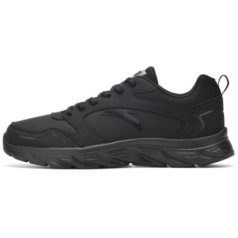 Anta Life Collection Cushioning Abrasion Resistant Breathable Low Top Casual Shoes Men's Black Sneakers 91645515-10