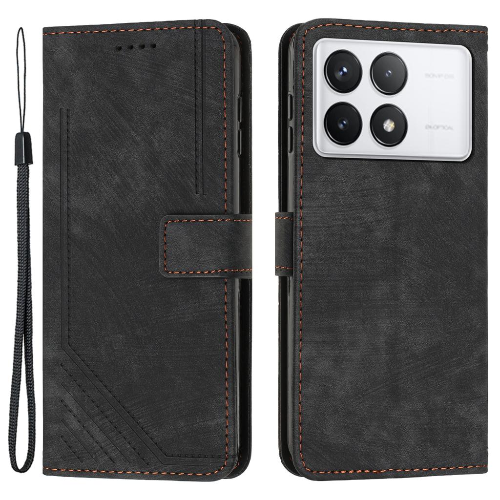 For Xiaomi Poco F6 Pro 5G/Redmi K70 5G/K70 Pro 5G Phone Case Leather Flip Wallet Cover