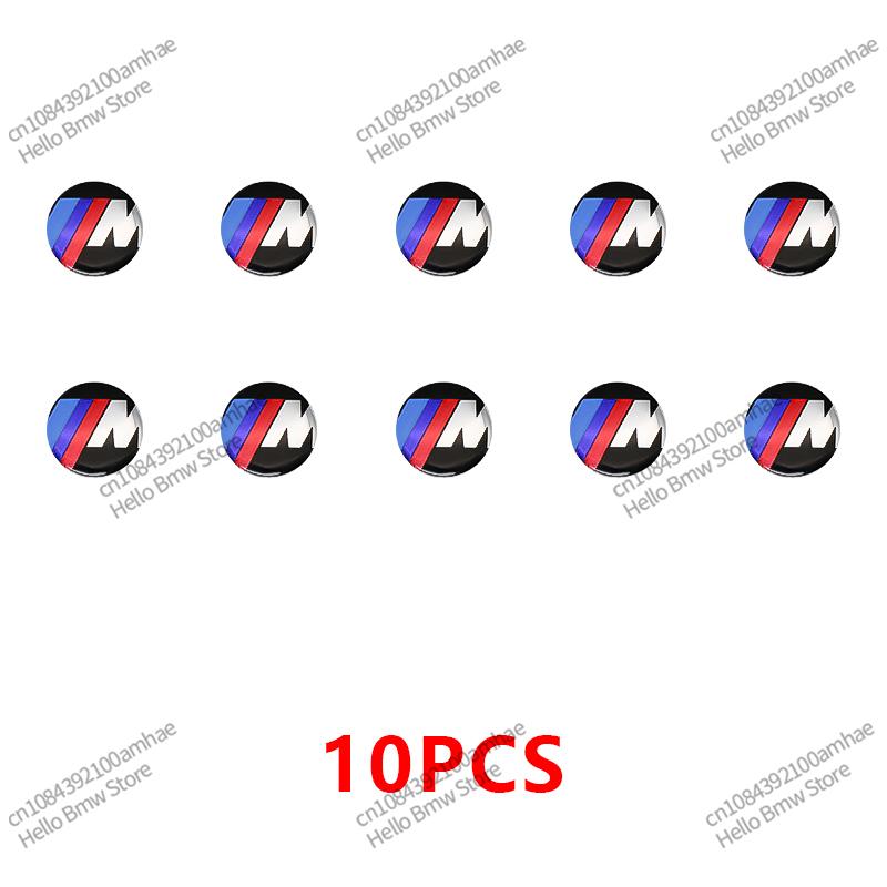 11mm 14mm Αυτοκόλλητο Έμβλημα Αλουμινίου για Κλειδί Αυτοκινήτου BMW M Power I3 G08 F15 F16 G20 E34 F94 F95 G30 G11 G12 E36 Αξεσουάρ Αυτοκινήτου