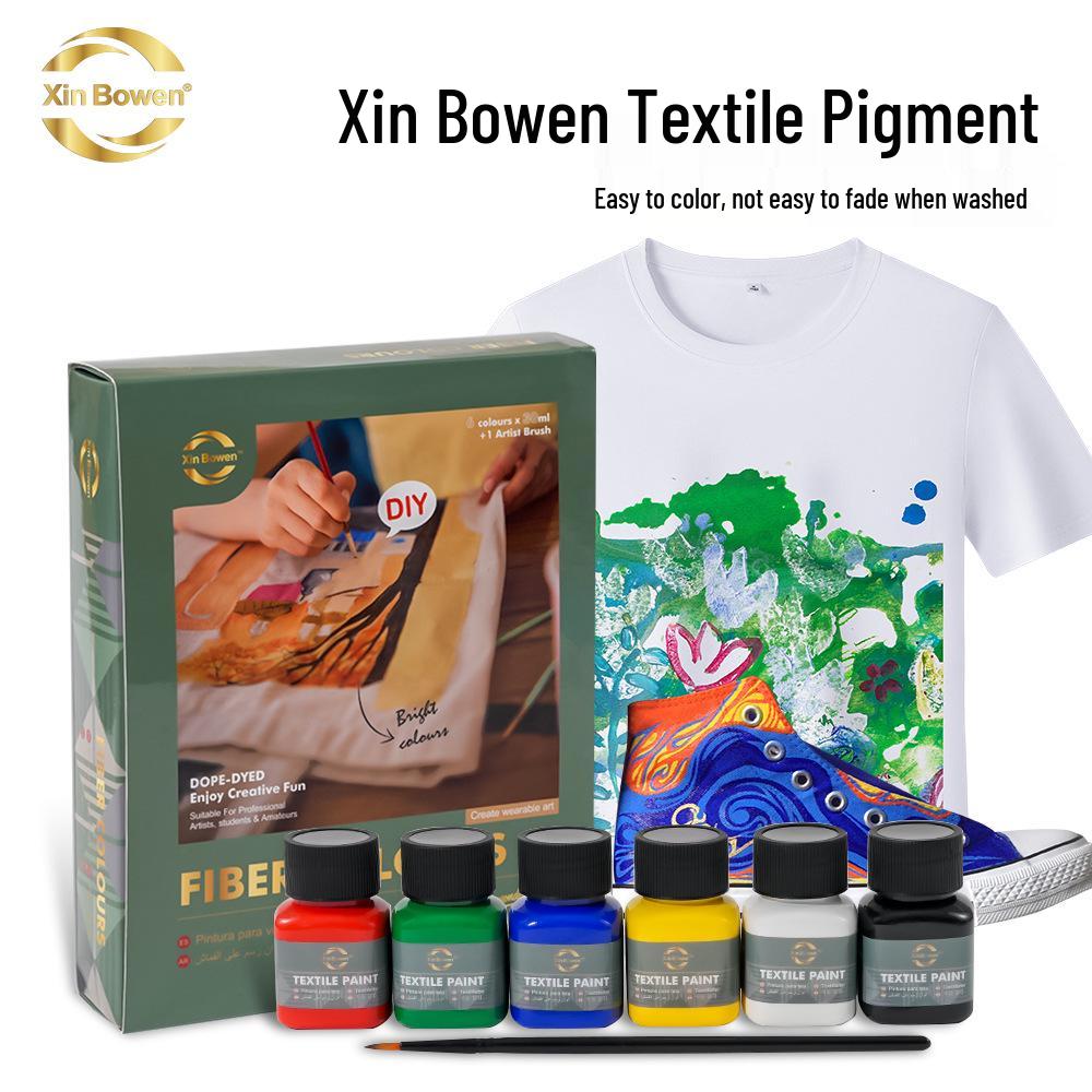 

Набор из 6 цветов краски для стекла для детей: Прозрачный, Водонепроницаемый Набор для росписи стекла «Сделай сам» с кистями 30ml