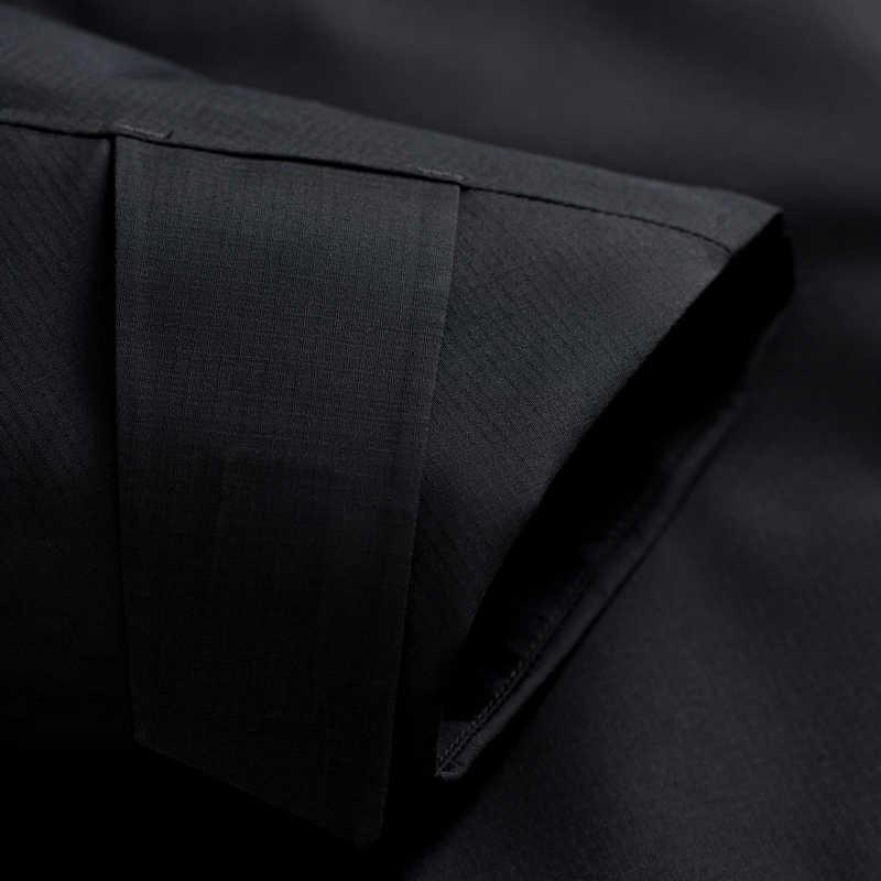 Salomon Windproof Waterproof Hard Shell Jacket With Hood Unisex Jackets Deep-Black C23743