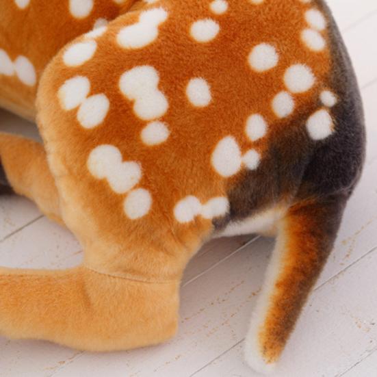 Plush Deer Toy Soft PP Cotton Filling Simulation Animal Doll Christmas Elk Decoration for Home Office Kids Room