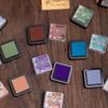 6 Pcs Portable Stamp Pad Combination Inkpad Flowing Colors Series Pad Set