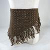Breathable Hollow Knit Triangled Scarf For Layering Lightweight Multipurpose Shawl For Women Men And Kids