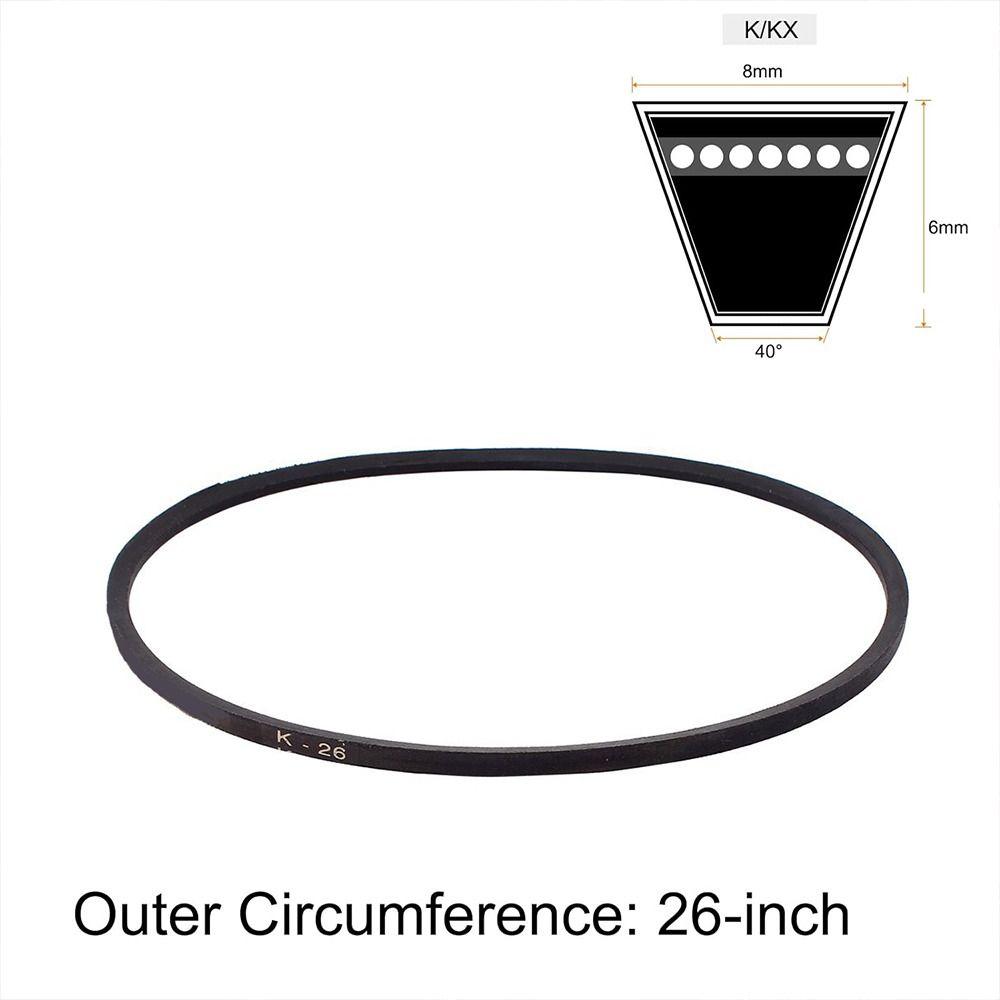 Czarny Pasek Napędowy Transmisji Klasyczny Owijany Pasek Klinowy Części Napędowe Traktorka Kosiarki