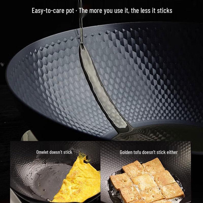 ZISIZ Extreme Iron Non-Stick Wok