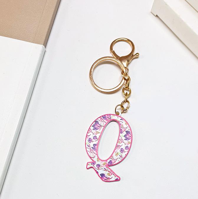 Colorful English Alphabet Keychain & Graduation Gift Accessory