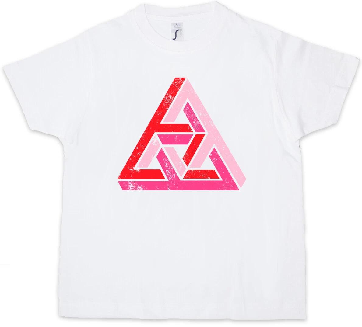 PENROSE LOGO SIGN I Kids Boys T-Shirt Big Triangle Bang Theory Parquet NERD- 100
