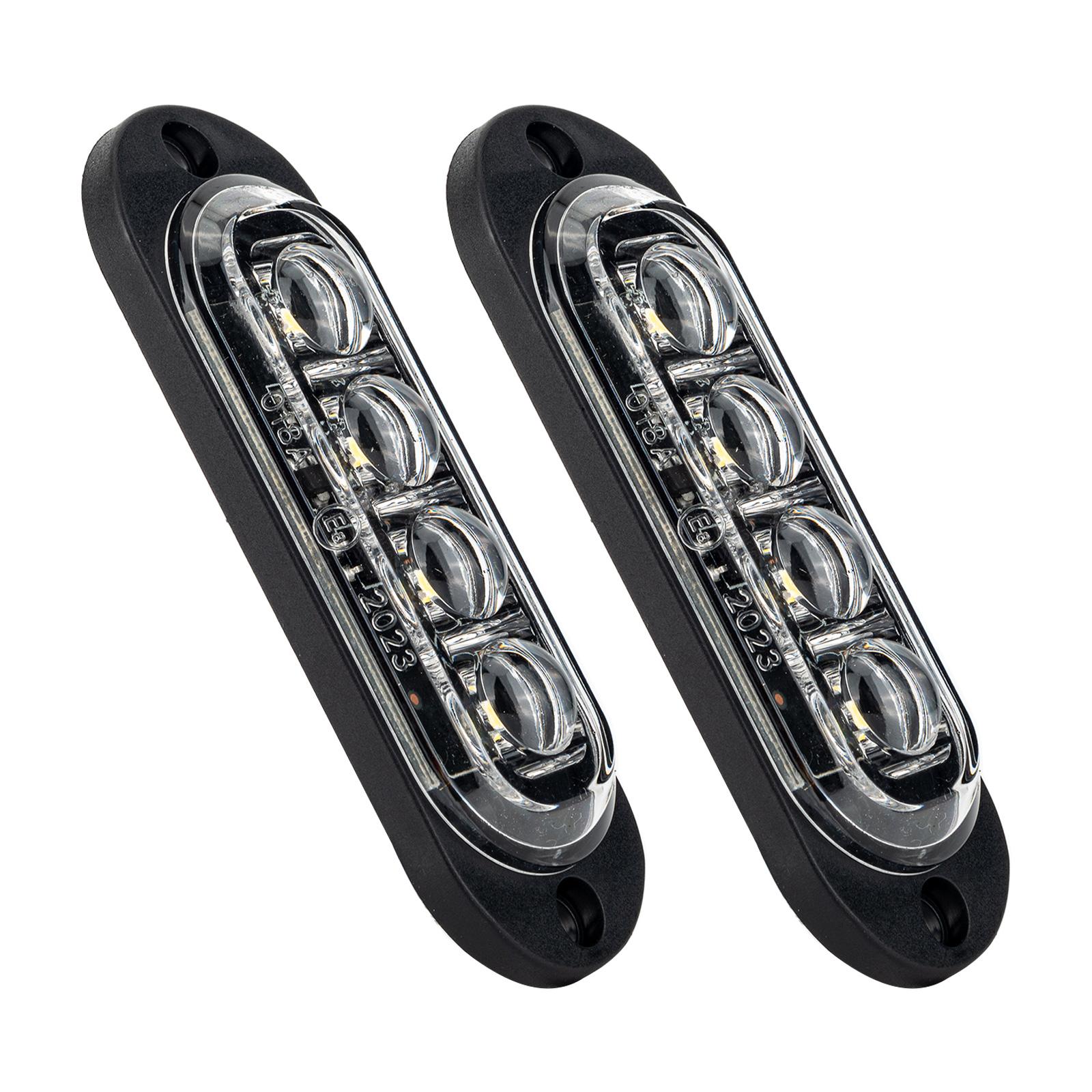 

Светодиодный фонарь прицепа Передний задний боковой габаритный фонарь Индикатор габарита Водонепроницаемый герметичный автомобильный габаритный фонарь белый