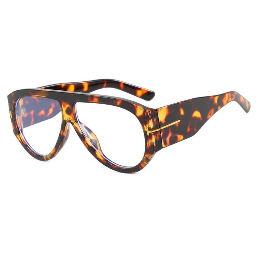 Brand Oversized Pilot Glasses Frames Men Women Fashion Big Frame Transparent Computer Glasse Vintage Luxury Designer  sunglasses