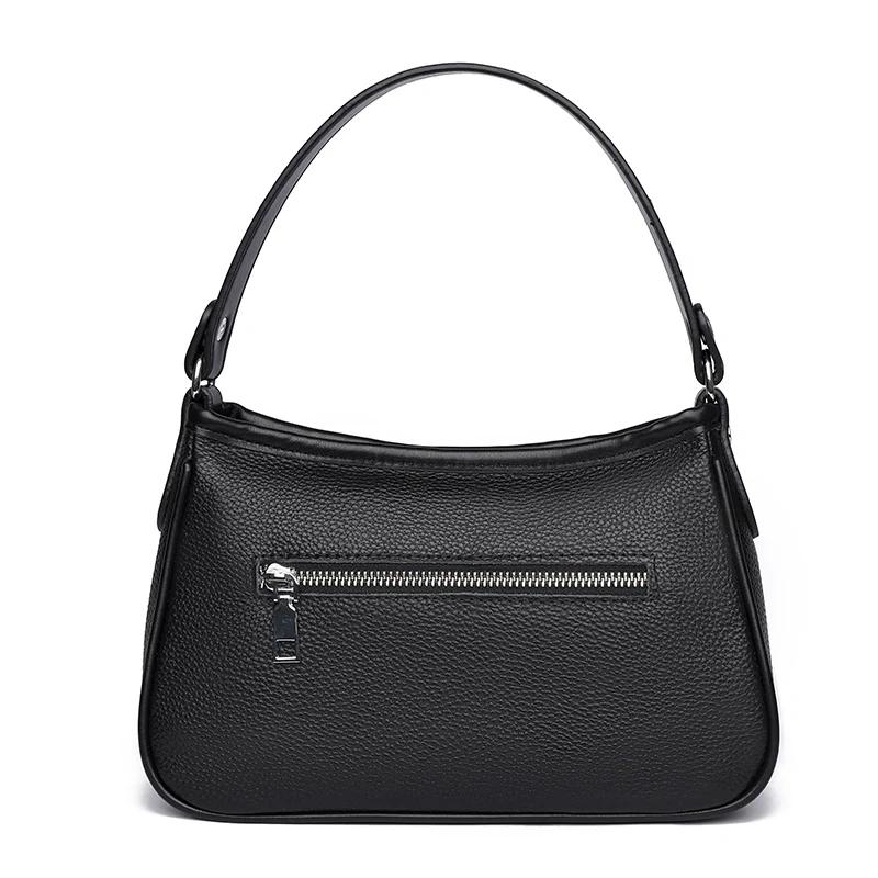 100% cowhide High Quality Leather Purse Fashi Women Shoulder Messenger Bags Trend Designer Brand Bag Luxury Ladies Handbag Sac