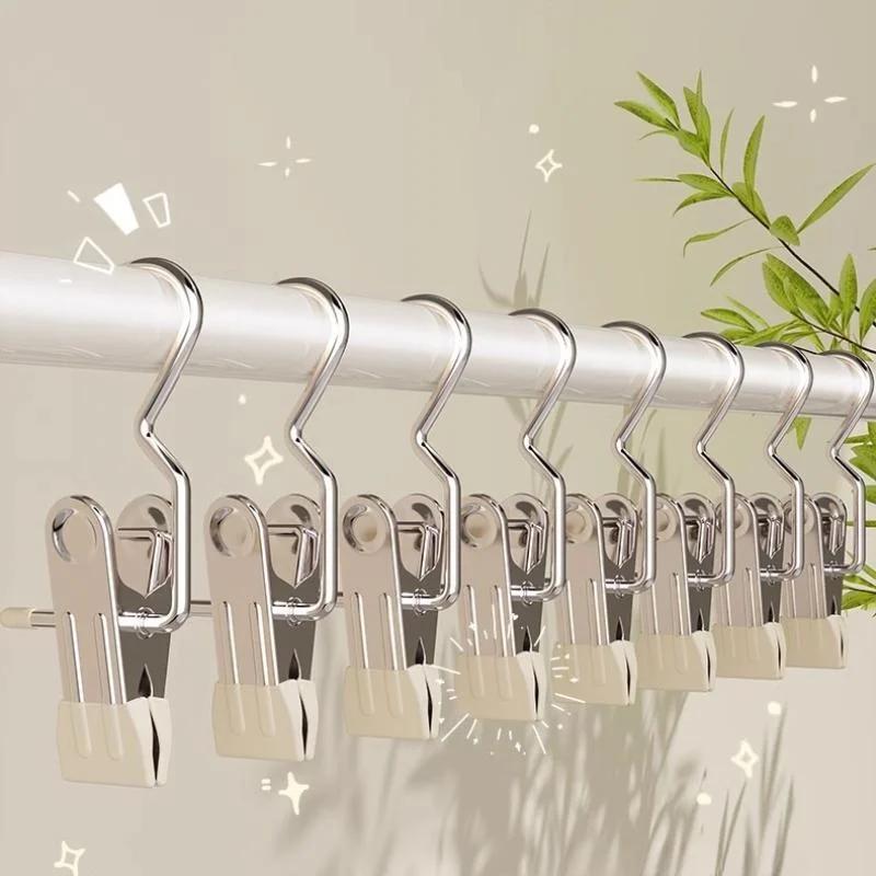 1/3/5PCS Space-Saving Clothespin Hat Pants Storage Hanging Travel Hook, Hanger Clips Towel Clips Boot Hangers for Closet