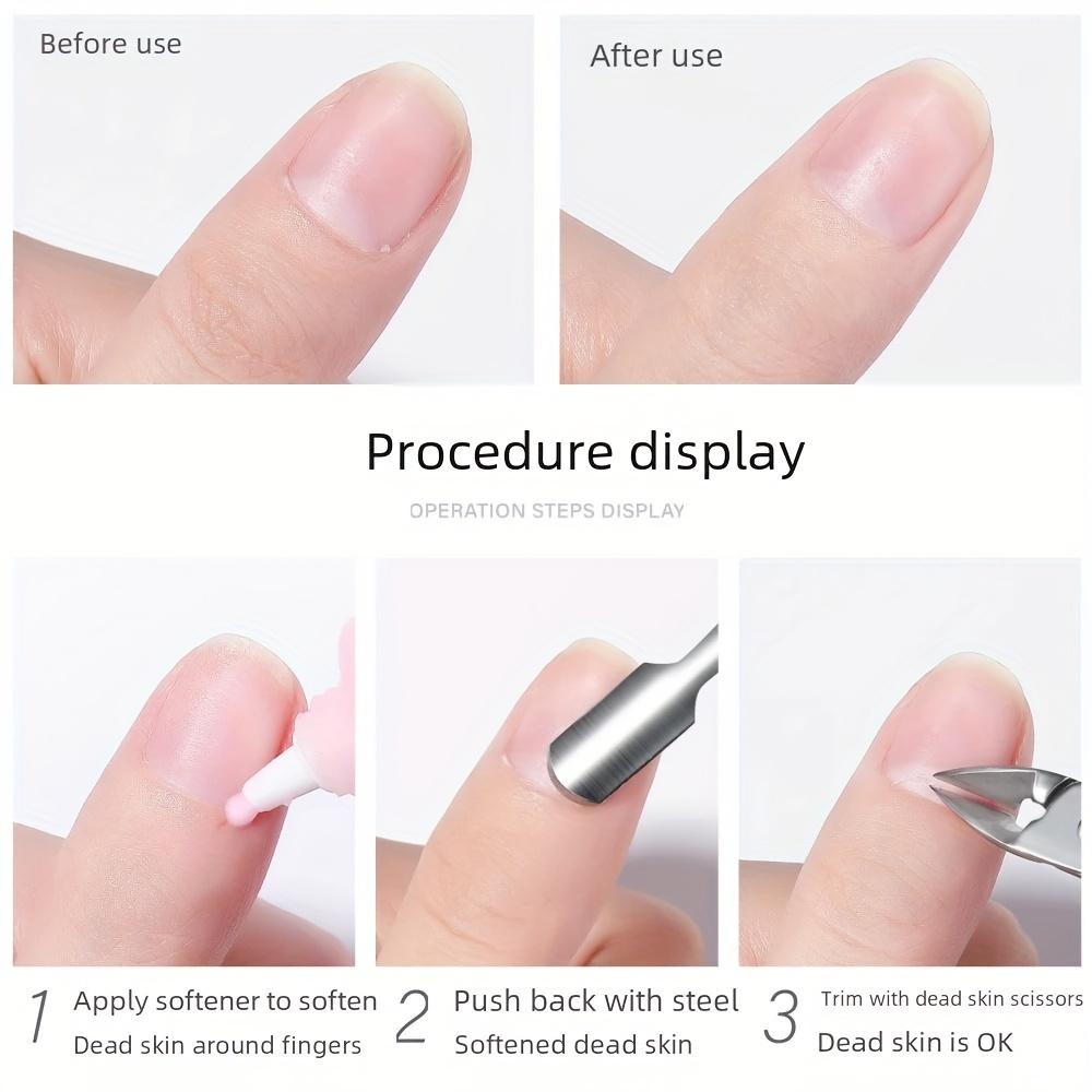 YIKOOLIN Cuticle Plier Dead Skin Scissors Nail Stainless Steel Dead Skin Scissors Beauty Nail Clippers Trimmers Manicure Tools