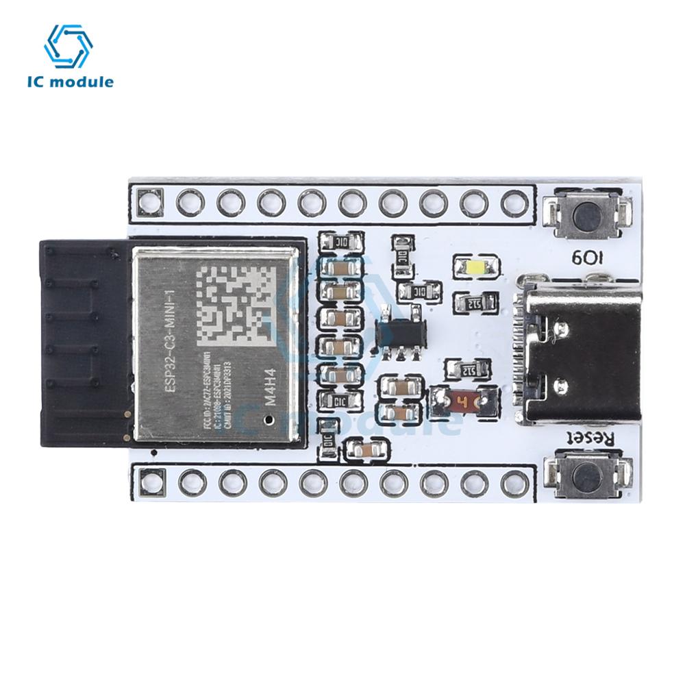 ESP32-C3-MINI WiFi Bluetooth development board module onboard ESP32-C3-MINI-1 module TYPE-C