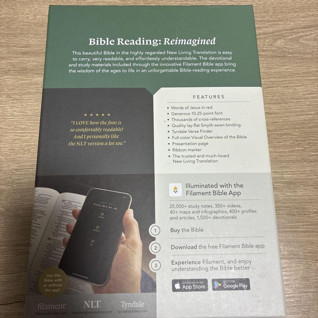 [USED] New Living Translation bible large print