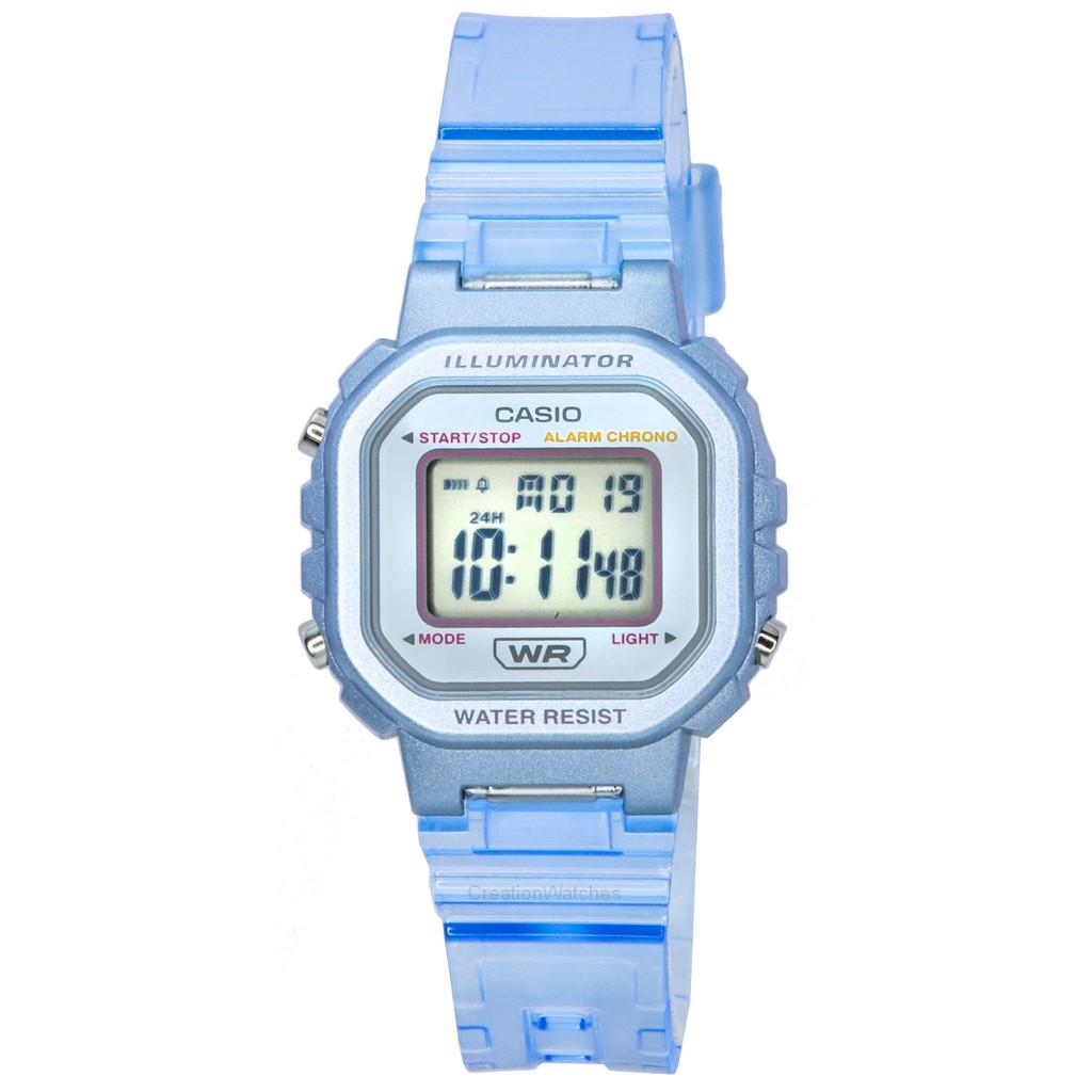 

Casio POP Translucent Sports Digital Quartz LA-20WHS-2A LA20WHS-2 женские часы