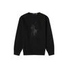 Polo Ralph Lauren Animal Print Crew Neck Casual Sweatshirt Men Sweatshirt Black 710920221-001