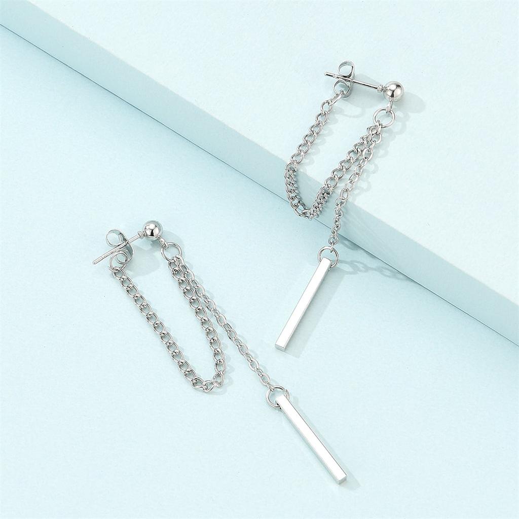 Minimalistisk stil Langkjede Dangle øredobber Enkle øredobber Perfekte øresmykker Tilbehør for kvinner Daglig uformell dekor