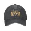 Golden Retriever Dog Mom Baseball Caps Merch Vintage Distressed Washed Gift Idea for Golden Retriever Owner Headwear for Women