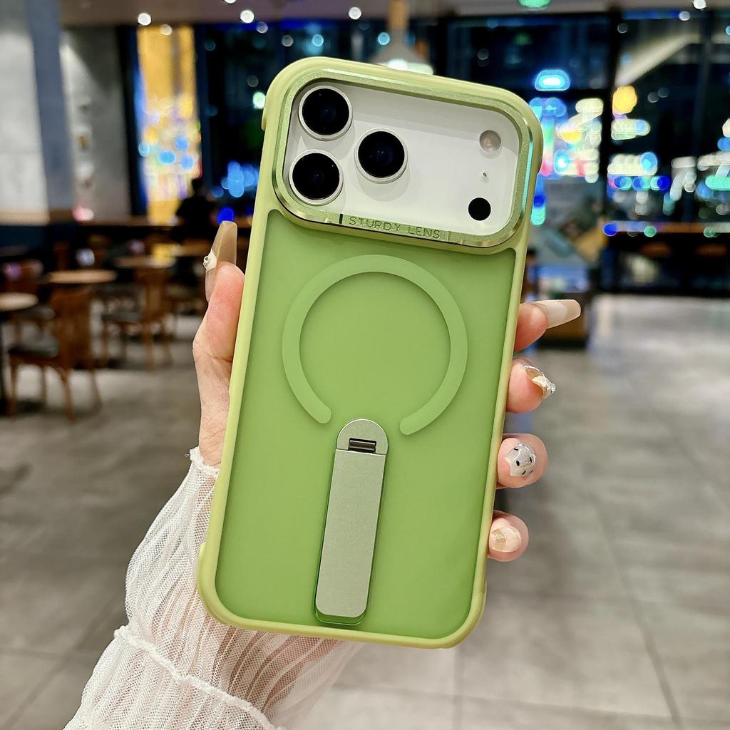 MagSafe Magnetic Bracket iPhone 17 Pro Max Case, Drop-Proof, Compatible with Apple 16/15 Pro