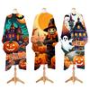 Halloween Barber Cloak Apron Pumpkin Party Pattern Waterproof Cloth Dustproof Cape Hairdressing Accessories for Barber Salon Use