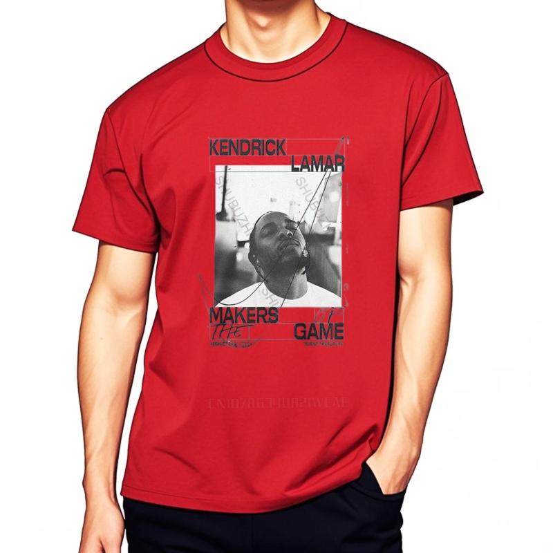 Men Summer Brand Tshirt Cotton Streetwear Cool TShirt KENDRICK LAMAR MAKERS GAME Fashion Unisex Crew Neck Teeshirt Euro Size